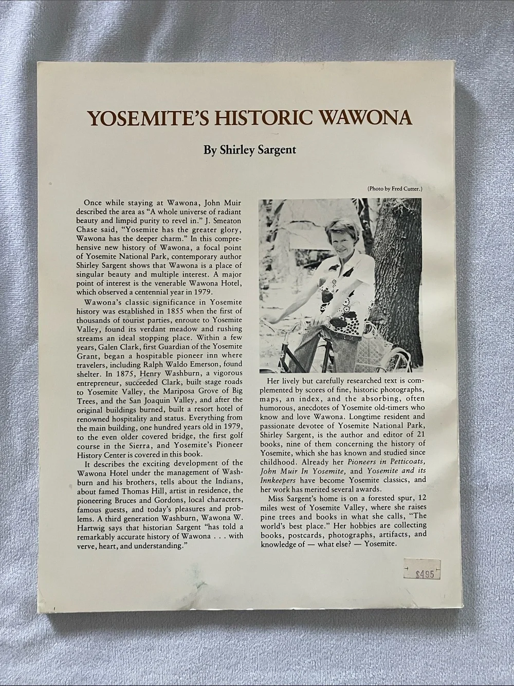 Vintage Yosemite Books
